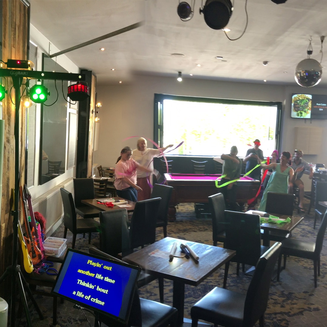 Sunday afternoon hosted karaoke at Katoomba Family Hotel, Sydney Blue Mountains